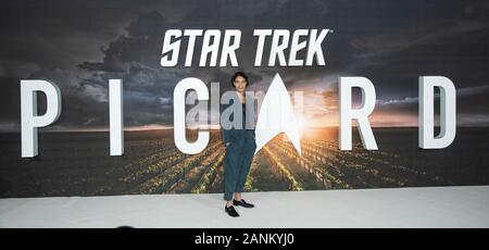 Londres, ANGLETERRE - 15 janvier : Evan Evagora assiste à la première européenne de "Star Trek original Amazon : Picard' à l'Odeon Leicester Square Luxe sur Janu Banque D'Images