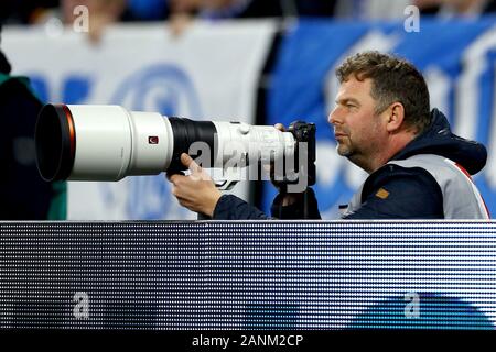 17 januari 2020 Gelsenkirchen, Allemagne Schalke 04 Football v Borussia Mönchengladbach L-R : Banque D'Images