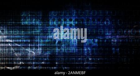 Création multimédia en ligne comme un art fond Banque D'Images