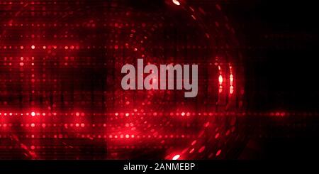 Grille de données mobiles de télécommunications en tant que concept Banque D'Images