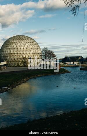 Toronto Ontario Place Marina en décembre Banque D'Images