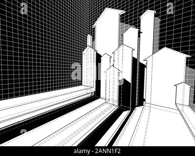 Schéma de la progression rapide des flèches dans le schéma d'abstrait Illustration de Vecteur