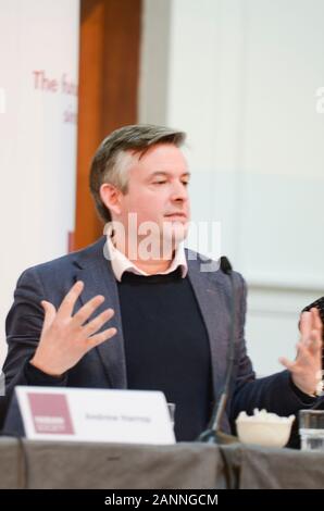 Londres, Royaume-Uni. 18 janvier, 2020. aborde la nouvelle année Fabian Crédit : Prixpics Conférence/Alamy Live News Banque D'Images