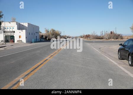 Vue sur le désert environnant dans la vallée de la mort, Nevada, États-Unis Banque D'Images