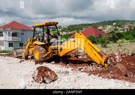 Godet De Bulldozer En Boucle Banque D'Images