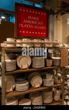 Magasin Fishs Eddy sur Broadway Manhattan, New York Banque D'Images