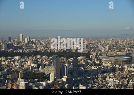 Paysage de Tokyo au Japon Banque D'Images