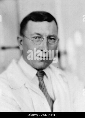 Sir Frederick Grant Banting (1891 - 1941) scientifique médical canadien, co-découvreur de l'insuline Banque D'Images