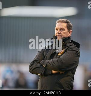 18 janvier 2020. Mackessack Park, Rothes, Moray, Ecosse, Royaume-Uni. C'est à partir de la Highland League Match de football entre Rothes FC et le Brora Rangers FC. Photo Contenu :- Rothes Manager - Jack Ross- Jasperimage AlamyLiveNews - CRÉDIT/ Banque D'Images