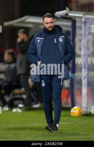 Dens Park, Dundee, Royaume-Uni. 18 janvier, 2020. Scottish Cup Football, Dundee Dundee FC contre Motherwell ; manager James McPake - usage éditorial : Action Crédit Plus Sport/Alamy Live News Banque D'Images