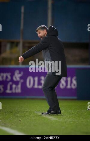 Dens Park, Dundee, Royaume-Uni. 18 janvier, 2020. Scottish Cup Football, Dundee FC contre Motherwell Motherwell ; manager Stephen Robinson - usage éditorial : Action Crédit Plus Sport/Alamy Live News Banque D'Images