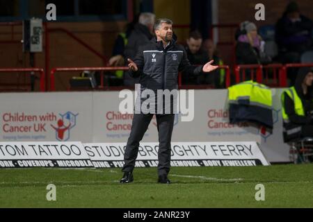 Dens Park, Dundee, Royaume-Uni. 18 janvier, 2020. Scottish Cup Football, Dundee FC contre Motherwell Motherwell ; manager Stephen Robinson - usage éditorial : Action Crédit Plus Sport/Alamy Live News Banque D'Images