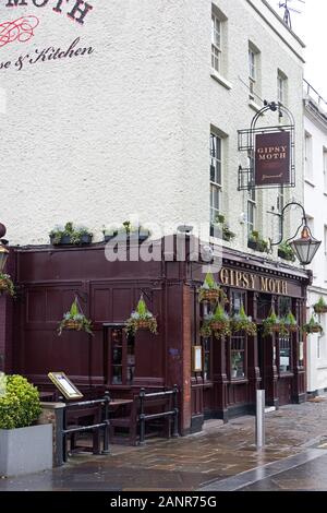 La spongieuse pub, Greenwich, Angleterre. Banque D'Images