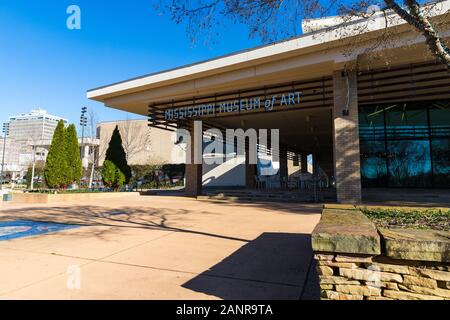 Jackson, MS / USA - 4 janvier 2020 : le Mississippi Museum of Art à Jackson, MS Banque D'Images