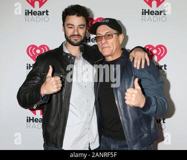 17 janvier 2020, à Burbank, CA, USA : LOS ANGELES - jan 17 : Kris Van Damme et Jean-Claude Van Damme au iHeartRadio Awards 2020 podcast à l'iHeart Theatre le 17 janvier 2020 à Burbank, CA (crédit Image : © Kay Blake/Zuma sur le fil) Banque D'Images