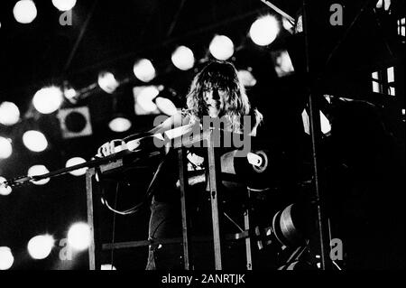 Toulon France, 21 septembre 1991 , Circuit Paul Ricard Live Concert de Iron Maiden : Janick Gers Banque D'Images