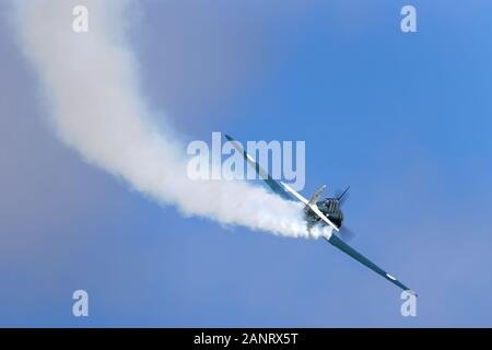 Commonwealth Aircraft Corporation CA-16 Wirraway VH-BFF un Australien conçu les appareils utilisés par la Royal Australian Air Force durant la Seconde Guerre mondiale Banque D'Images