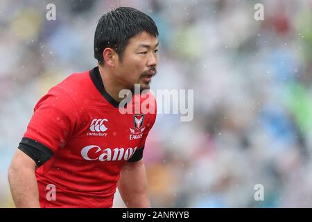 Le Prince Chichibu Memorial Stadium, Tokyo, Japon. 18 janvier, 2020. 田中史朗/Fumiaki Tanaka (CANON), le 18 janvier 2020 - Rugby : le Japon Rugby Top League 2020 match entre Canon Eagles 23-15 Mitsubishi Heavy Industries à Dynaboars Oiso Prince Chichibu Memorial Stadium, Tokyo, Japon. Credit : AFLO SPORT/Alamy Live News Banque D'Images