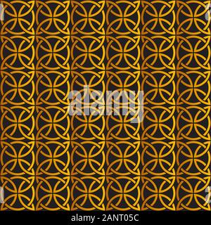 Motif celtique, transparente motif géométrique, Celtic vector ornament Illustration de Vecteur