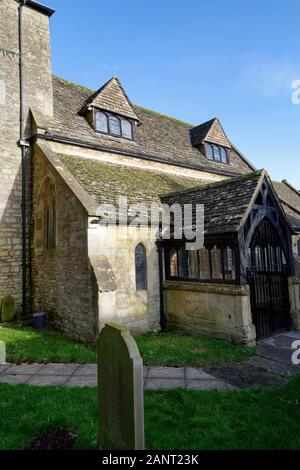 L'église St Mary, Cricklade, Wiltshire, Royaume-Uni église normande Banque D'Images