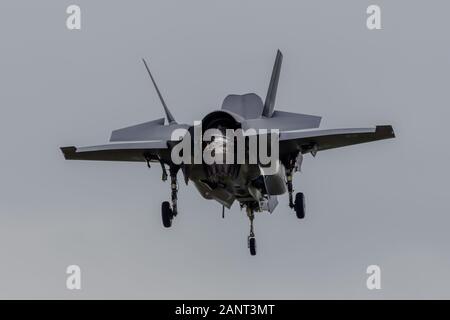 ZM137 est le troisième Lockheed Martin F35B Lightning II pour la RAF, premier vol le lundi 2 avril à Fort Worth, Texas. ZM137 vu ici tout en displayin Banque D'Images