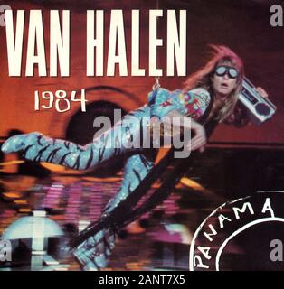 Van Halen - Panama - Classic vintage album vinyle Banque D'Images