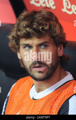 Milan, Italie, 14 septembre 2013, 'G.Meazza San Siro Stadium ',Campionato di Calcio Série A 2013/2014, FC Inter - Juventus FC : Fernando Liorente avant le match Banque D'Images