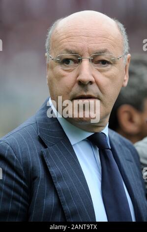 Italie Turin, 29 septembre 2013, 'Stadio Olimpico Grande Torino' Stadium, le Campionato di Calcio Série A 2013/2014, FC Torino - FC Juventus Juventus : chef Giuseppe Marotta sur le terrain avant le match Banque D'Images