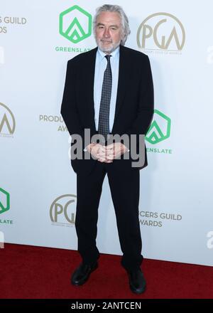 Hollywood, Etats-Unis. 18 janvier, 2020. L'acteur Robert De Niro arrive au 31e Congrès annuel de la Guilde des producteurs Awards tenue à l'Hollywood Palladium le 18 janvier 2020 à Hollywood, Los Angeles, Californie, États-Unis. Agence de presse : Image de crédit/Alamy Live News Banque D'Images