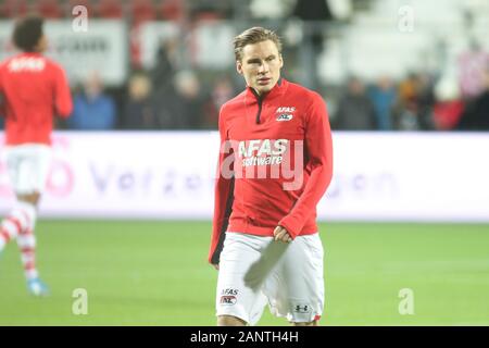 18 janvier 2020 : La Haye, Pays-Bas - le 18 janvier 2020 : Teun Koopmeiners (AZ Alkmaar) photographié au cours de la fixation de l'Eredivisie 2019-2020 entre l'AZ Alkmaar et Willem II à l'AFAS Stadion. Credit : Federico Guerra Maranesi/ZUMA/Alamy Fil Live News Banque D'Images