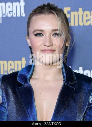Hollywood, Etats-Unis. 18 janvier, 2020. 18 janvier 2020 - West Hollywood, Californie - Emily Osment. Pré-Entertainment Weekly Célébration SAG Awards 2020 qui a eu lieu au Château Marmont. Credit : MediaPunch Inc/Alamy Live News Banque D'Images