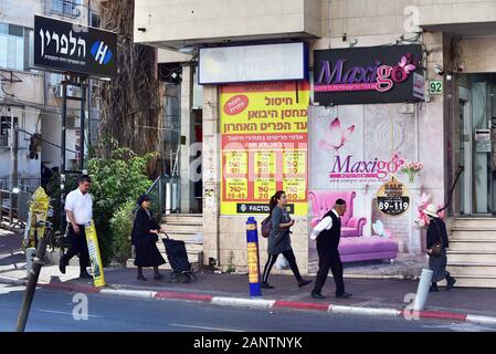 Vie quotidienne À Bnei Brak Banque D'Images