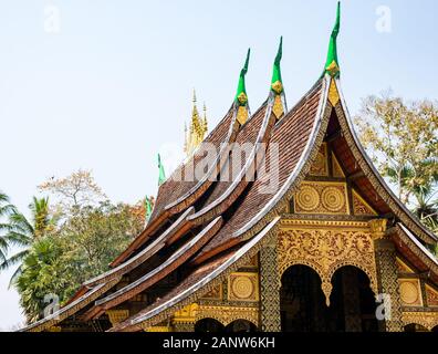 Wat Xien Thong temple, Luang Prabang, Laos, Asie du sud-est Banque D'Images