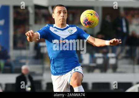 Brescia, Italie. 19 Jan, 2020. romulo brescia Brescia vs Cagliari, au cours de l'Italien Serie A Football Championnat Hommes à Brescia, Italie, le 19 janvier 2020 : Crédit Photo Agency indépendante/Alamy Live News Banque D'Images