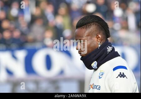 Brescia, Italie. 19 Jan, 2020. Brescia, Italie, 19 janvier 2020, balotelli brescia Brescia vs Cagliari - au cours de soccer italien Serie A Championnat Hommes - Crédit : LM/Alessio Tarpini Tarpini Crédit : Alessio/LPS/ZUMA/Alamy Fil Live News Banque D'Images