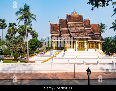 Haw Pha Bang temple, Palais Royal, Luang Prabang, Laos, Asie du sud-est Banque D'Images