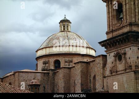 Église de la Société de Jésus, Iglesia de la Compana de Jesus, centre-ville, Cuzco, Cusco, Pérou, Amérique du Sud, site du patrimoine mondial de l'UNESCO Banque D'Images