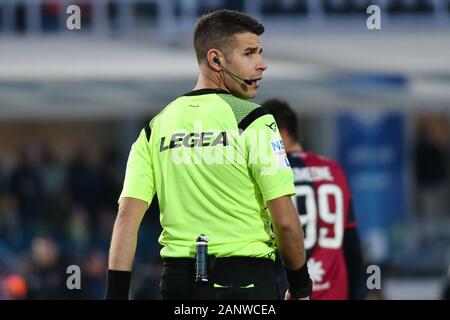 Brescia, Italie. 19 Jan, 2020. Brescia, Italie, 19 janvier 2020, l'arbitre antonio giua lors de Brescia vs Cagliari - Serie A soccer italien Championnat Hommes - Crédit : LM/Alessio Tarpini Tarpini Crédit : Alessio/LPS/ZUMA/Alamy Fil Live News Banque D'Images