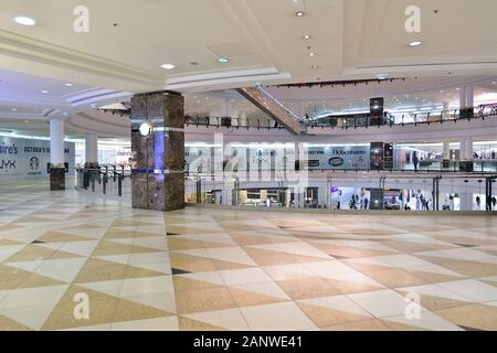 Doha, Qatar - novembre 18. 2019. Intérieur du centre-ville de Doha - Centre commercial. Banque D'Images