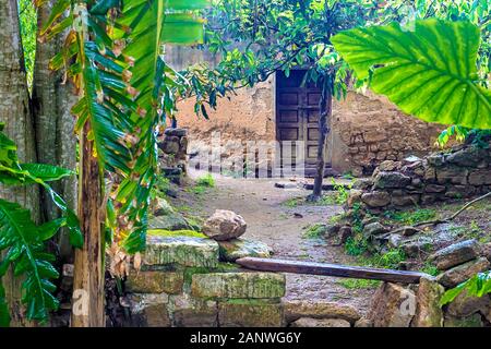 Sala colonie et le complexe islamique Chellah, storo logement traditionnel. C'est la nécropole de Chellah à Rabat. Le Maroc. Banque D'Images