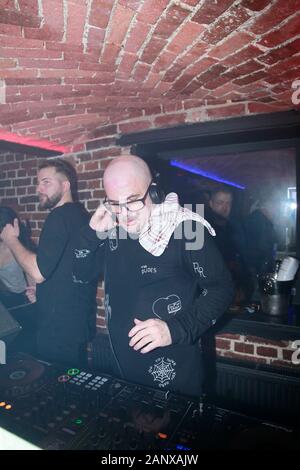 DJ Westbam high im premier club à Görlitz auf am 18.1.2020 Banque D'Images