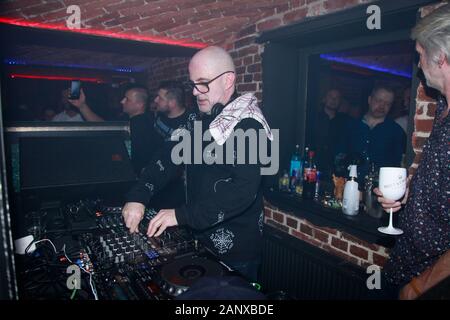 DJ Westbam high im premier club à Görlitz auf am 18.1.2020 Banque D'Images