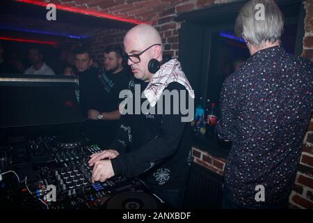 DJ Westbam high im premier club à Görlitz auf am 18.1.2020 Banque D'Images