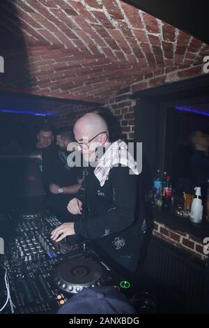 DJ Westbam high im premier club à Görlitz auf am 18.1.2020 Banque D'Images