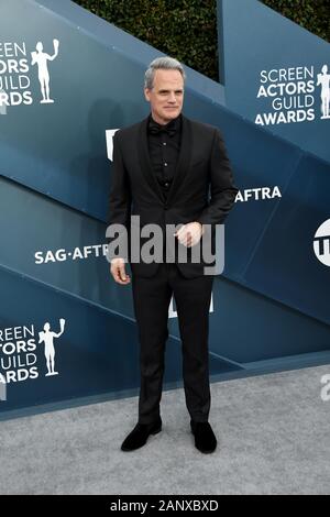 Los Angeles, Californie, USA. 19Th Jul 2020. Michael Park arrive pour la 26e assemblée annuelle des Screen Actors Guild Awards Au Shrine Auditorium le 19 janvier 2020 à Los Angeles, Californie. (Photo par Sthanlee B. Mirador/Sipa USA) Crédit : Sipa USA/Alamy Live News Banque D'Images