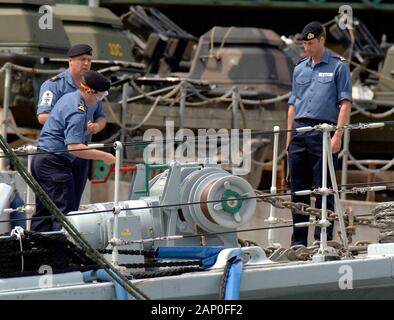 Le prince William sur le premier jour de la formation au sein de la Royal Navy à Dartmouth Naval College, Devon en 2008. Banque D'Images