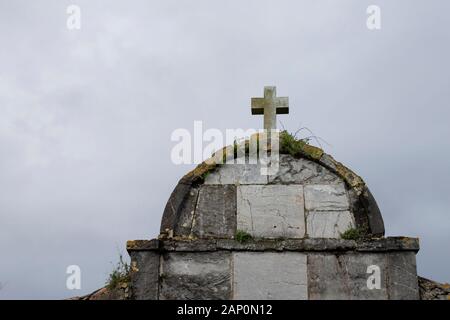 Cimetière croix sur Banque D'Images