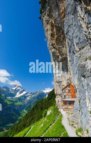 Guesthouse Aescher Wildkirchli, Appenzell Innerhoden, Suisse Banque D'Images