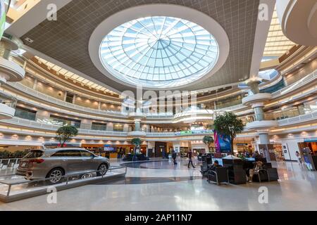 Atlanta, Géorgie - 3 Avril, 2019 : Terminal de l'aéroport d'Atlanta (ATL) en Géorgie. Dans le monde d'utilisation | Banque D'Images