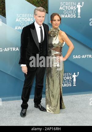 Los Angeles, USA. 19 Jan, 2020. Cary Elwes, Lisa Marie Kubikoff. 26e assemblée annuelle des Screen Actors Guild Awards tenue au Shrine Auditorium. Crédit photo : AdMedia /MediaPunch MediaPunch Crédit : Inc/Alamy Live News Banque D'Images